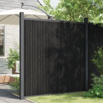 vidaXL Panouri de gard, gri, 180x186 cm, WPC vidaXL Panouri de gard, gri, 180x186 cm, WPC