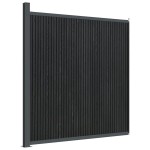 vidaXL Panouri de gard, gri, 173x186 cm, WPC vidaXL Panouri de gard, gri, 173x186 cm, WPC