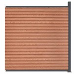 vidaXL Panouri de gard, maro, 173x186 cm, WPC vidaXL Panouri de gard, maro, 173x186 cm, WPC