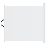 vidaXL Poartă retractabilă animale de companie, alb, 117,5x125 cm vidaXL Poartă retractabilă animale de companie, alb, 117,5x125 cm
