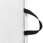 vidaXL Poartă retractabilă animale de companie, alb, 117,5x125 cm vidaXL Poartă retractabilă animale de companie, alb, 117,5x125 cm
