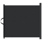 vidaXL Poartă retractabilă animale de companie, negru, 102,5x125 cm vidaXL Poartă retractabilă animale de companie, negru, 102,5x125 cm