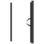 vidaXL Poartă retractabilă animale de companie, negru, 102,5x125 cm vidaXL Poartă retractabilă animale de companie, negru, 102,5x125 cm