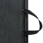 vidaXL Poartă retractabilă animale de companie, negru, 117,5x125 cm vidaXL Poartă retractabilă animale de companie, negru, 117,5x125 cm