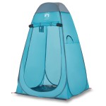 vidaXL Cort de intimitate pop-up, albastru, impermeabil vidaXL Cort de intimitate pop-up, albastru, impermeabil