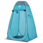 vidaXL Cort de intimitate pop-up, albastru, impermeabil vidaXL Cort de intimitate pop-up, albastru, impermeabil
