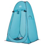 vidaXL Cort de intimitate pop-up, albastru, impermeabil vidaXL Cort de intimitate pop-up, albastru, impermeabil