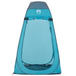 vidaXL Cort de intimitate pop-up, albastru, impermeabil vidaXL Cort de intimitate pop-up, albastru, impermeabil