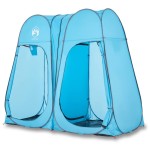 vidaXL Cort de intimitate pop-up, albastru, impermeabil
