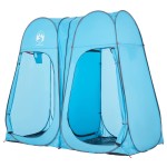 vidaXL Cort de intimitate pop-up, albastru, impermeabil