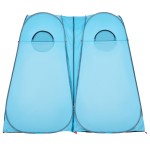 vidaXL Cort de intimitate pop-up, albastru, impermeabil
