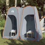 vidaXL Cort de intimitate pop-up, gri și portocaliu, impermeabil vidaXL Cort de intimitate pop-up, gri și portocaliu, impermeabil