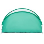 vidaXL Cort de plajă 2 persoane pop-up, verde marin, impermeabil