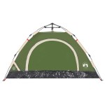 vidaXL Cort de camping pentru 2 persoane, setare rapidă, verde