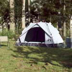 vidaXL Cort de camping 2 persoane, alb opac, setare rapidă, țesătură vidaXL Cort de camping 2 persoane, alb opac, setare rapidă, țesătură