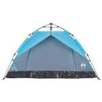 vidaXL Cort de camping cupolă 3 persoane, setare rapidă, albastru vidaXL Cort de camping cupolă 3 persoane, setare rapidă, albastru