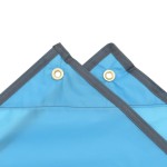 vidaXL Poncho de ploaie cu glugă, design 2 în 1, albastru, 223x145 cm vidaXL Poncho de ploaie cu glugă, design 2 în 1, albastru, 223x145 cm