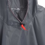 vidaXL Poncho ploaie cu glugă design 2 în 1 gri/portocaliu 223x145 cm vidaXL Poncho ploaie cu glugă design 2 în 1 gri/portocaliu 223x145 cm