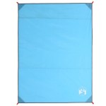 vidaXL Pătură de picnic cu țăruși, albastru, 205x155 cm vidaXL Pătură de picnic cu țăruși, albastru, 205x155 cm