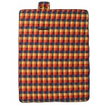 vidaXL Pătură picnic pliabilă, carouri multicolor, 200x150 cm catifea vidaXL Pătură picnic pliabilă, carouri multicolor, 200x150 cm catifea