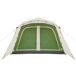 vidaXL Cort de familie cu verandă, 9 persoane, verde, setare rapidă vidaXL Cort de familie cu verandă, 9 persoane, verde, setare rapidă