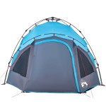 vidaXL Cort de camping cupolă 3 persoane, setare rapidă, albastru vidaXL Cort de camping cupolă 3 persoane, setare rapidă, albastru