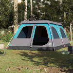 vidaXL Cort de familie cupolă 8 persoane, setare rapidă, albastru vidaXL Cort de familie cupolă 8 persoane, setare rapidă, albastru
