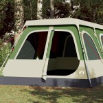 vidaXL Cort de familie cupolă, 10 persoane, setare rapidă, verde vidaXL Cort de familie cupolă, 10 persoane, setare rapidă, verde