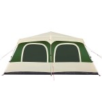 vidaXL Cort de familie cupolă, 10 persoane, setare rapidă, verde vidaXL Cort de familie cupolă, 10 persoane, setare rapidă, verde