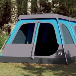 vidaXL Cort de familie cupolă 10 persoane, setare rapidă, albastru vidaXL Cort de familie cupolă 10 persoane, setare rapidă, albastru