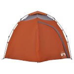 vidaXL Cort camping cupolă 4 persoane, gri/portocaliu, setare rapidă vidaXL Cort camping cupolă 4 persoane, gri/portocaliu, setare rapidă