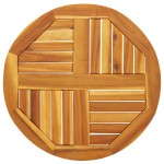 vidaXL Blat de masă rotund, Ø60x2 cm, lemn masiv de acacia vidaXL Blat de masă rotund, Ø60x2 cm, lemn masiv de acacia