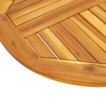 vidaXL Blat de masă rotund, Ø80x2,2 cm, lemn masiv de acacia vidaXL Blat de masă rotund, Ø80x2,2 cm, lemn masiv de acacia