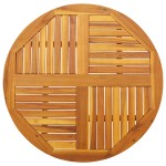 vidaXL Blat de masă rotund, Ø90x2,2 cm, lemn masiv de acacia vidaXL Blat de masă rotund, Ø90x2,2 cm, lemn masiv de acacia