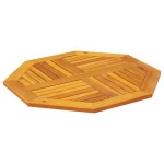 vidaXL Blat de masă, 80x80x2,2 cm, octogonal, lemn masiv acacia