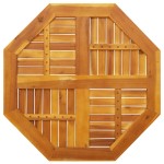 vidaXL Blat de masă, 80x80x2,2 cm, octogonal, lemn masiv acacia