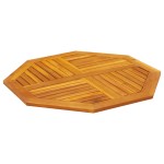 vidaXL Blat de masă, 90x90x2,2 cm, octogonal, lemn masiv acacia