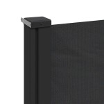 vidaXL Copertina laterală retractabilă, negru, 100x300 cm