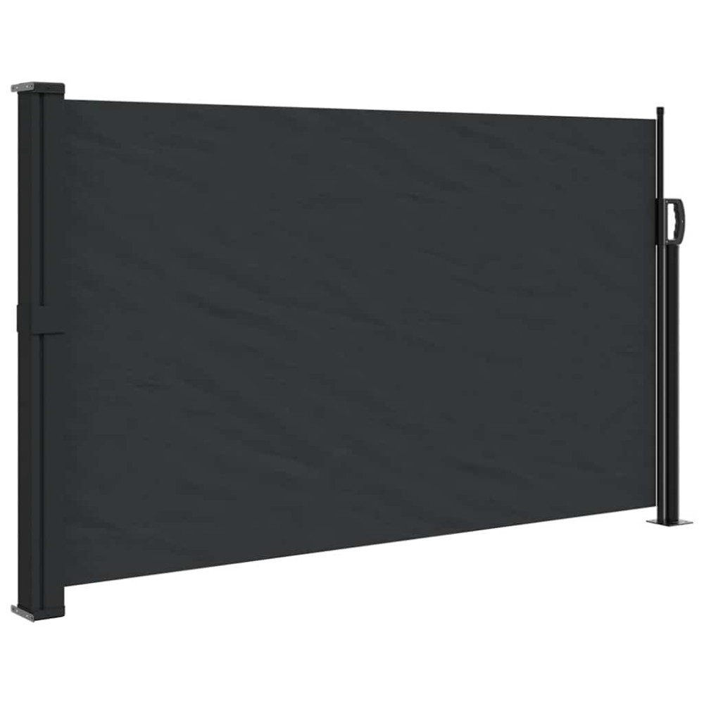vidaXL Copertină laterală retractabilă, negru, 117x300 cm