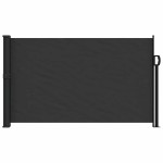 vidaXL Copertină laterală retractabilă, negru, 117x300 cm