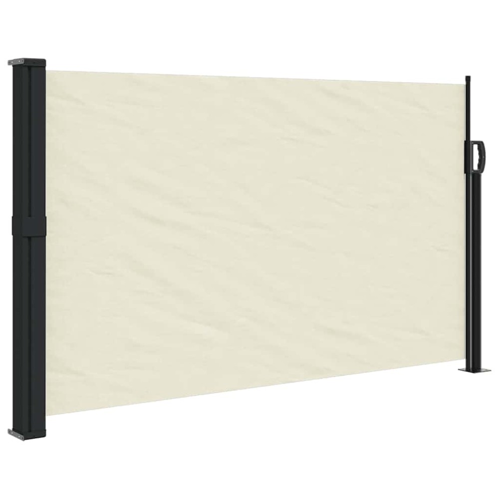 vidaXL Copertină laterală retractabilă, crem, 117x300 cm