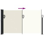 vidaXL Copertină laterală retractabilă, crem, 117x300 cm vidaXL Copertină laterală retractabilă, crem, 117x300 cm