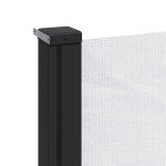 vidaXL Copertină laterală retractabilă, alb, 117x300 cm vidaXL Copertină laterală retractabilă, alb, 117x300 cm