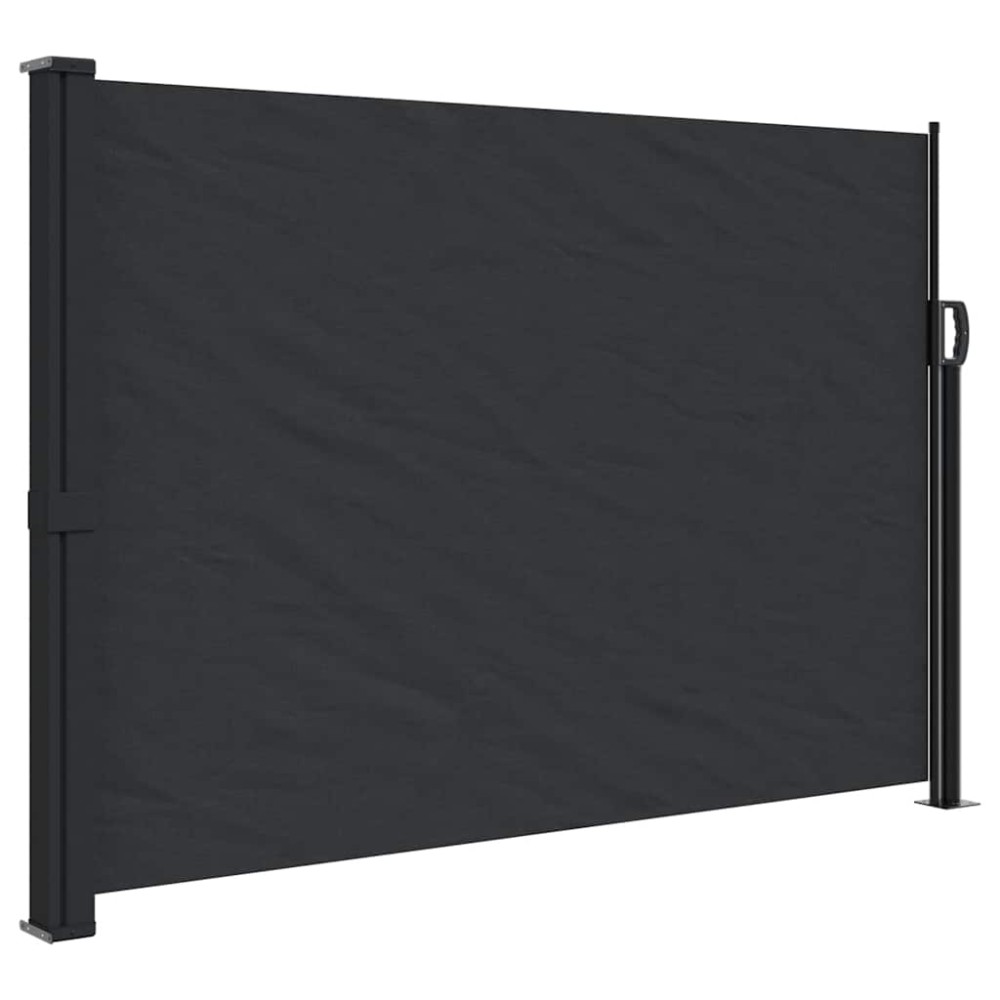 vidaXL Copertina laterală retractabilă, negru, 140x300 cm