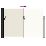 vidaXL Copertina laterală retractabilă, crem, 140x300 cm vidaXL Copertina laterală retractabilă, crem, 140x300 cm