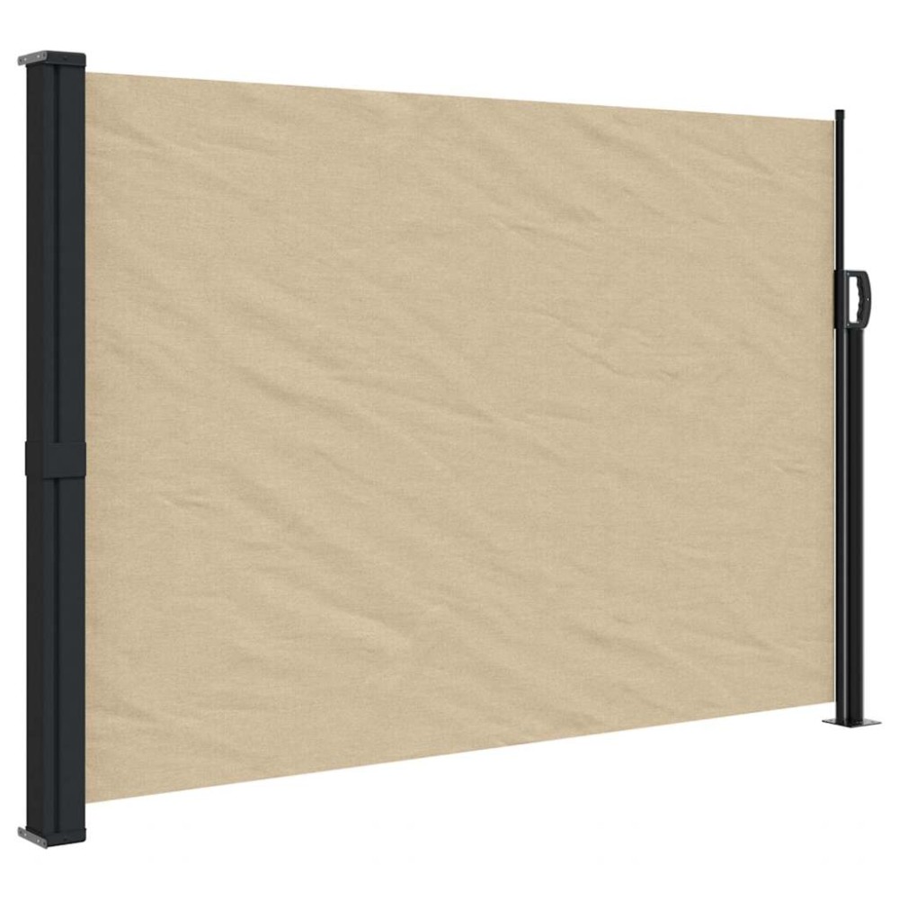 vidaXL Copertina laterală retractabilă, bej, 140x300 cm