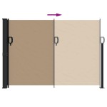 vidaXL Copertina laterală retractabilă, gri taupe, 140x300 cm vidaXL Copertina laterală retractabilă, gri taupe, 140x300 cm