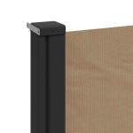 vidaXL Copertina laterală retractabilă, gri taupe, 140x300 cm vidaXL Copertina laterală retractabilă, gri taupe, 140x300 cm
