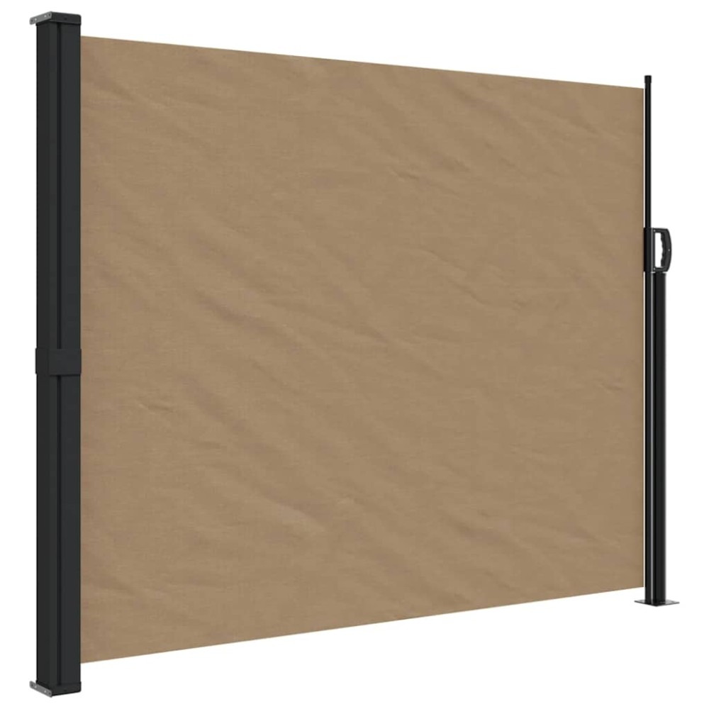 vidaXL Copertina laterală retractabilă, gri taupe, 160x300 cm