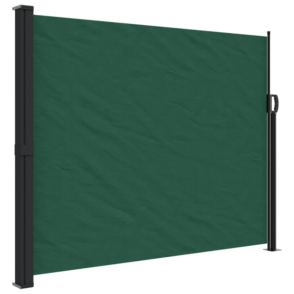 vidaXL Copertină laterală retractabilă, verde închis, 170x300 cm